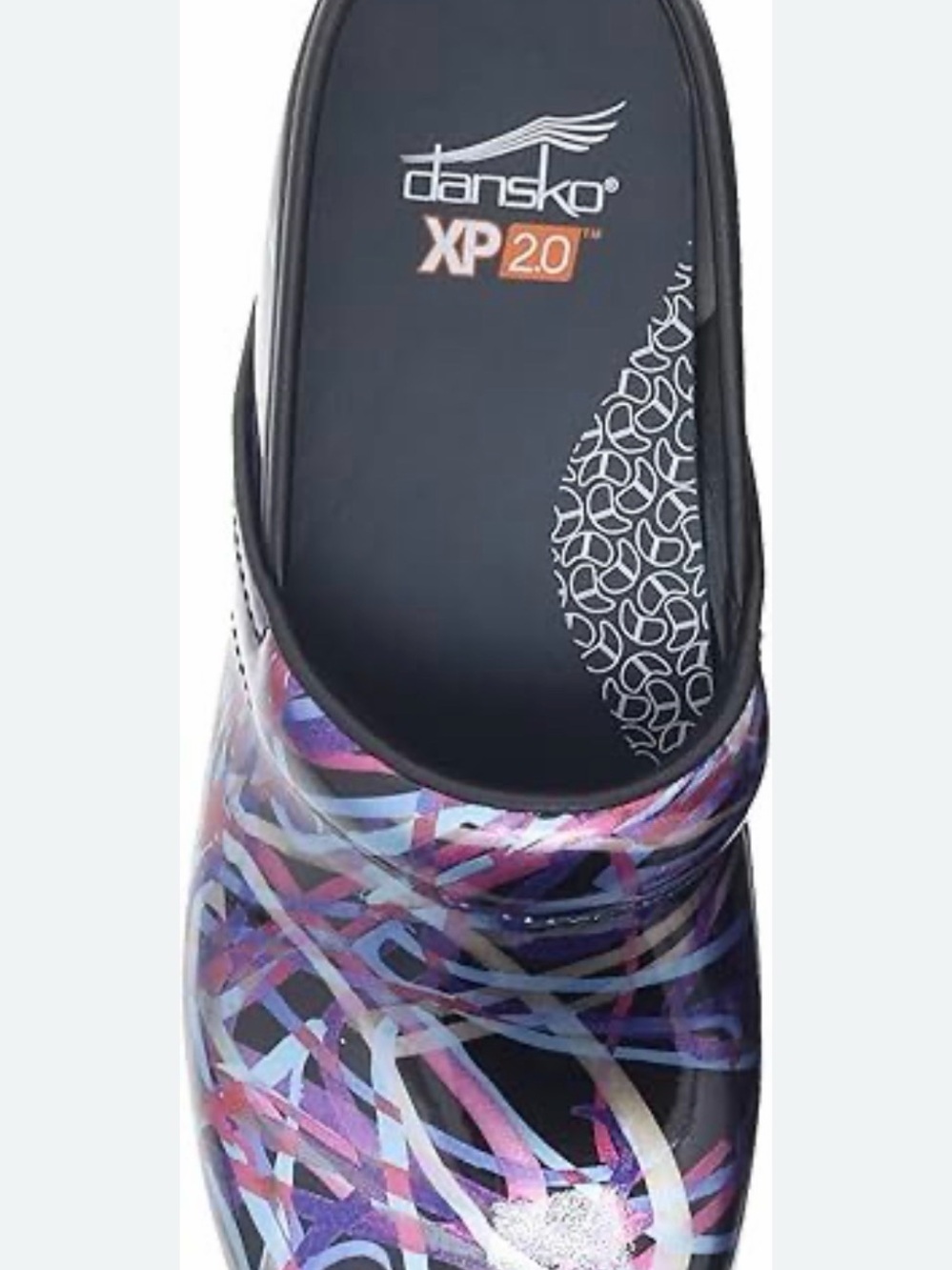 Dansko XP 2.0 Ribbon Patent Clog Professional Rocker Sz 39 - Picture 12 of 12